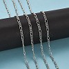 Platinum Plated Iron Figaro Chains Mother-Son Chains X-CHSM005Y-N-4
