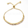 Evil Eye Brass Enamel Slider Bracelets BJEW-H531-01B-G-1