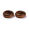 Donut Wooden Linking Rings X-WOOD-Q014-12mm-07-LF-2