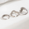 3Pcs Alloy Finger Rings Sets WG7802C-12-2