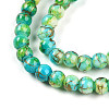Baking Paint Glass Beads Strands DGLA-N003-4mm-B04-4