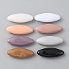 8Pcs Plastic Oval Brooch Pins JEWB-WH0023-51P-03-1