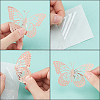 CHGCRAFT 8 Sets 8 Styles Paper Wall Stickers DIY-CA0002-33-4