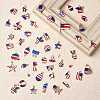 50Pcs 50 Styles Alloy Enamel Pendant Independent Japanese Flag Pendant Alloy Accessories JX631A-4