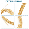 Twisted Square Copper Wire CWIR-WH0012-04G-01-4