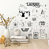 PVC Wall Stickers Set DIY-WH0268-028-7