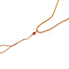 Nylon Pendant Cord Loops NWIR-WH0012-02D-2