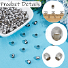 120Pcs 304 Stainless Steel European Beads STAS-BBC0009-79P-6