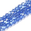 Transparent Electroplate Glass Beads Strands LS-GLAA-F029-2mm-A07-1