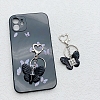 Resin Butterfly with Alloy Enamel Coffin Pendant Keychain PW-WG958C1-01-3