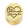 Constellation Golden Tone Wax Seal Brass Stamp Heads STAM-P002-02G-10-1