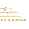 Unwelded Iron Paperclip Chains CH-FS0001-01G-3