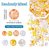 Transparent & Opaque Acrylic Bead OACR-TAC0002-08A-5