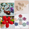5 Bundles 5 Colors Gypsum with Cotton Cord Artificial Flower Core DIY-GF0014-07B-7