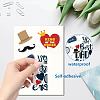 8 Sheets 8 Styles PVC Waterproof Wall Stickers DIY-WH0345-199-3