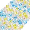 Electroplated Glass Beads Strands EGLA-P067-04A-03-1