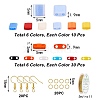 DIY Beads Drop Earring Making Kit DIY-SZ0007-94-7
