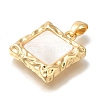 Brass Shell Pendants KK-K389-032G-2