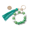 Imitation Leather Tassel Keychain KEYC-JKC01129-3