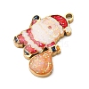 Christmas 304 Stainless Steel Enamel Pendants LS-STAS-B112-02G-02-2