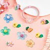 SUNNYCLUE 60Pcs 3 Styles Transparent Resin Cabochons CRES-SC0002-49-6