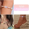 8Pcs 8 Colors Painted Glass Beads LAMP-YW0004-07-6