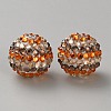 Thanksgiving Day Theme Resin Rhinestone Beads RB-WH0003-08P-1