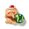 Christmas Theme Opaque Resin Cabochons LS-RESI-F053-B08-1