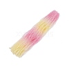 Gradient Color Baking Paint Glass Bead Strands X1-DGLA-A039-T6mm-A01-1