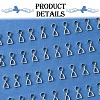 50Pcs Brass Ice Pick Pinch Bails IFIN-FS0001-47B-3