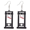 Hallowmas Printed Acrylic Dangle Earrings EJEW-JE06124-06-1