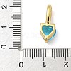 Brass Micro Pave Cubic Zirconia Pendants KK-U050-03G-01-4