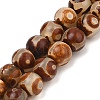 Natural Tibetan 3-Eye dZi Agate Beads Strands G-A240-A01-01-1