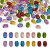 Cheriswelry 96Pcs 8 Colors Transparent Glass Beads Strands GLAA-CW0001-04-12