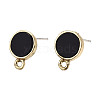 Alloy Stud Earring Findings PALLOY-T056-129A-01-2