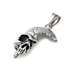 304 Stainless Steel Pendants STAS-M113-07AS-2