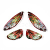 Epoxy Resin Butterfly Wing Pendants FIND-N005-65B-2