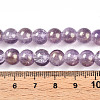 Transparent Crackle Glass Bead Strands GLAA-T025-8mm-02E-4