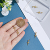 6Pcs Brass Pendants KK-BBC0026-01G-3