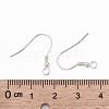 925 Sterling Silver Earring Hook Findings STER-M104-01C-3