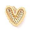 Eco-Friendly Brass Micro Pave Cubic Zirconia Pendants KK-K268-38G-3