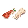 Thanksgiving Day Theme Alloy Enamel Pendants ENAM-T020-52H-01-2