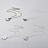 Alloy Glass Pendants Necklaces NJEW-XCP0001-05-2