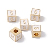 Rack Plating Brass Enamel Beads KK-B060-04G-04S-3