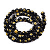 Round Millefiori Glass Beads Strands LK-P001-31-2