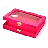 Wooden Rectangle Jewelry Boxes OBOX-L001-05C-3