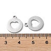 304 Stainless Steel Charms STAS-Q303-11P-3
