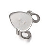 304 Stainless Steel Open Cuff Findings STAS-R123-02H-P-1