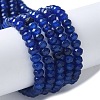Dyed Natural Malaysia Jade Rondelle Beads Strands X-G-E316-2x4mm-68-2