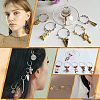 Unicraftale 304 Stainless Steel Wine Glass Charms Rings STAS-UN0001-72G-7